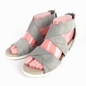 Dr. Scholls Shoes Womens Golden Hour Wedge Sandal, Soft Grey, 6